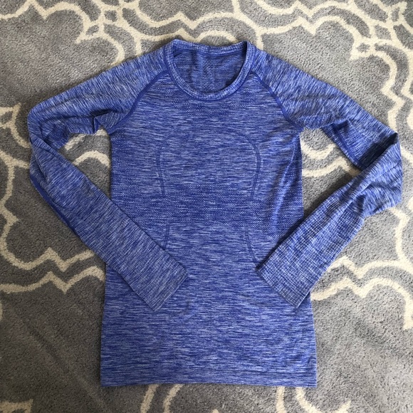 Lululemon Size 4 Blue Swiftly Tech Long Sleeve